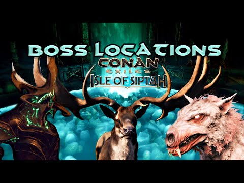 Conan Exiles – Isle Of Siptah | BOSS LOCATIONS (Mini, Legendary, Vault) + MAP LINK On Description