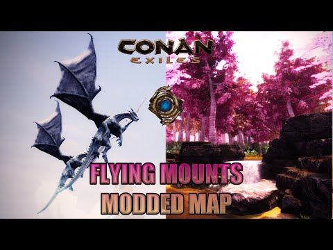 CONAN EXILES MODS: Emotes For Pets, LCDA BESTIARY, Camps & Resources For PvP/PvE, SAPPHIRE EXILE MAP