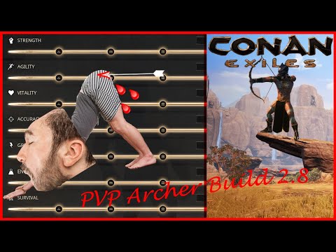 Conan exiles NEW META OP ARCHER BUILD!!!!!
