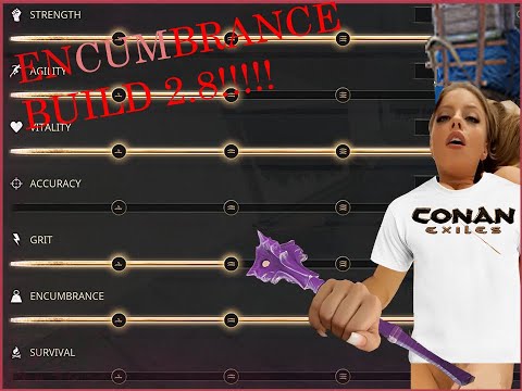Conan Exiles OP Encumbrance Build BEST!!!!