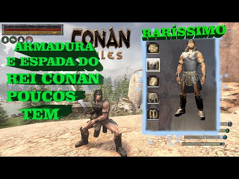 CONAN EXILES: UMA DAS ARMADURAS MAIS RARAS, ARMADURA ÚNICA QUEM TEM TEM…