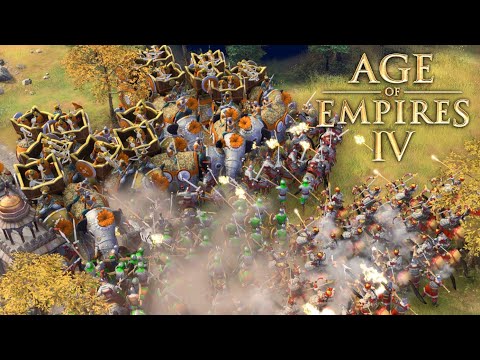 CONSTRUYO una MARAVILLA en AGE OF EMPIRES 4 y *DEFIENDO con ELEFANTES*