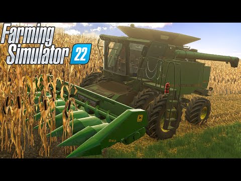 Corn Harvest On Push For Cattle || Farming Simulator 22
