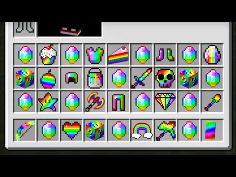 КТО ПОДКИНУЛ МНЕ ЭТИ РАДУЖНЫЕ ПРЕДМЕТЫ В ИНВЕНТАРЬ В МАЙНКРАФТ | Компот Minecraft