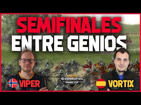⚔️ 🇳🇴Viper vs 🇪🇸Vortix| SEMIFINALES Steel Series | Age of Empires 4
