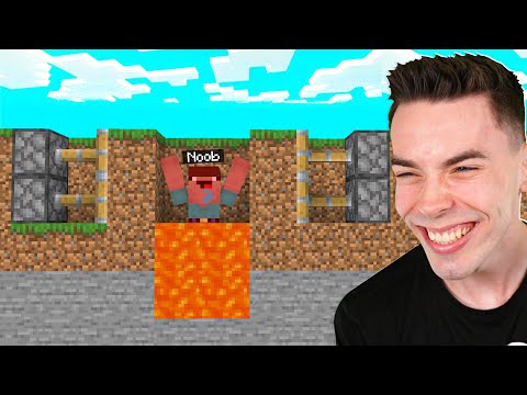 EKSTREMALNA PUŁAPKA NA NOOBA w Minecraft!
