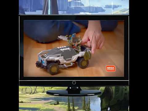 EL Warthog de Halo Infinite & UNSC Forgehog Commecial Mega construx