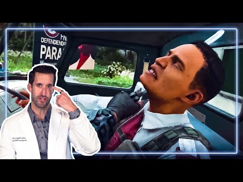 ER Doctor REACTS to Far Cry 6 Injuries and Healing Animations | Experts React