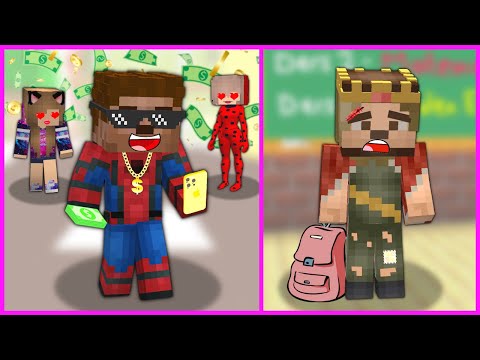 FAKİR ÖĞRENCİ VS ZENGİN ÖĞRENCİ! 😱 – Minecraft
