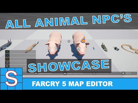 Far Cry 5 Map Editor | All Animal Ai Showcase
