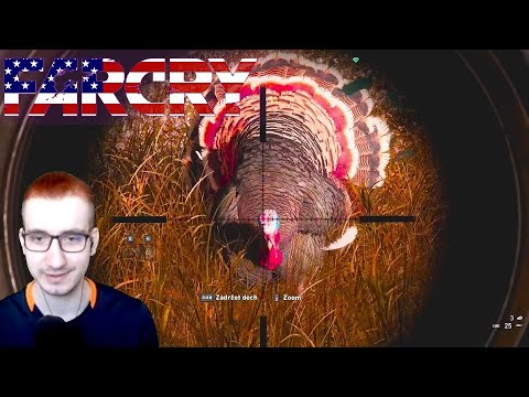 Far Cry 5 zvířecí divočina a útok krocana při lovu 2/8