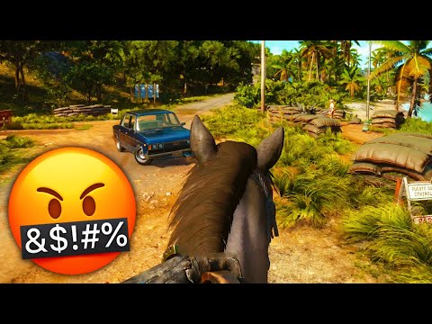 Far Cry 6 Car Accident 🚗🐴