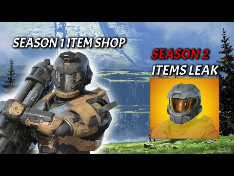 FULL HALO INFINITE ITEM SHOP + SEASON 2 LEAKS