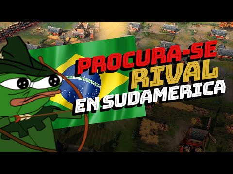 GANHAMOS DO Nº1 DA AMÉRICA DO SUL | AGE OF EMPIRES 4