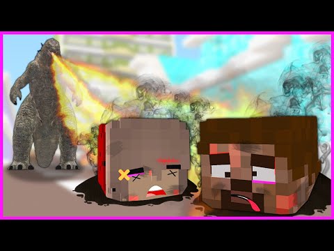 GODZİLLA ARDA VE ELİFİ YAKTI! 😱 – Minecraft