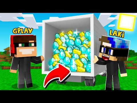 GPLAY PRZEJMUJE CIĘŻARÓWKĘ PEŁNĄ PIENIĘDZY Z LAKIM W MINECRAFT?! GPLAY & LAKI