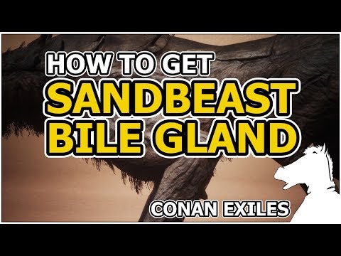 How to get Sandbeast Bile Gland | CONAN EXILES