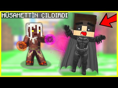 HÜSAMETTİN ÇILDIRDI, SİHİRLİ GÜÇLERİ GERİ GELDİ! 😱 – Minecraft