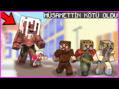 HÜSAMETTİN KÖTÜ OLDU, ŞEHİRDE ESRARENGİZ OLAYLAR OLUYOR! 😱 – Minecraft