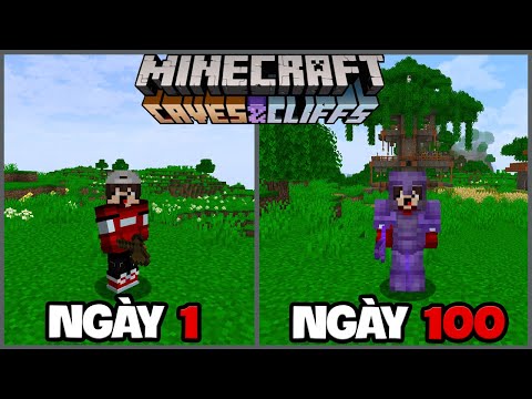 KienRic Tóm Tắt 100 ngày Minecraft 1.18 Sinh Tồn Siêu Khó !!