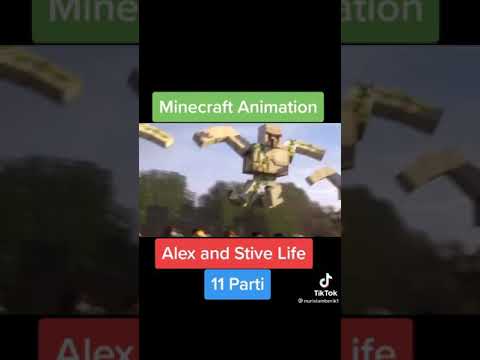 Minecraft Animation – Alex and Stive Life – 11 Parti – Tiktok Song ( Install Is Description Mojang!)