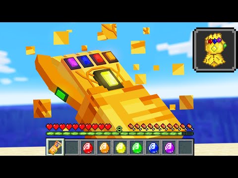 Minecraft but you can Eat Infinity Stones