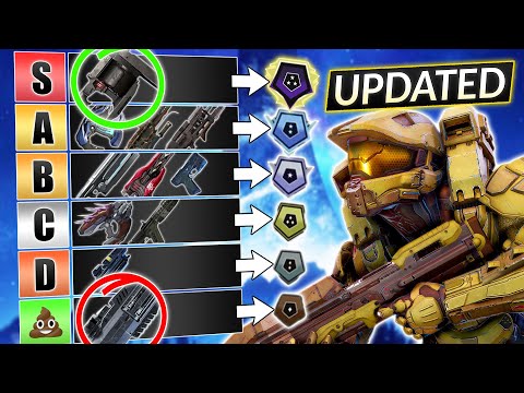 NEW UPDATED WEAPONS Tier List – BEST and WORST GUNS in Halo Infinite – Advanced Guide