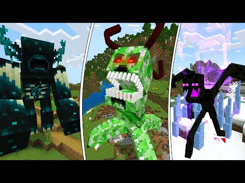 Những Sinh Vật Trong Minecraft Phiên Bản Titan Với Siêu Sức Mạnh Warden Mutant Và Ultra Creeper