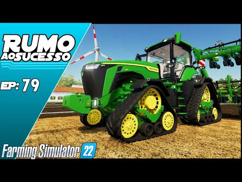 NOVO CONJUNTO TOP JOHN DEERE 8R ESTEIRA! | FARMING SIMULATOR 22 #79