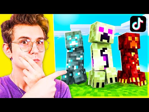 PROVO I TIK TOK PIU' VIRALI al MONDO su MINECRAFT ITA! (Ep.29)