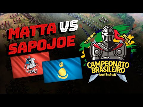 QUE PARTIDA FOI ESSA? | AGE OF EMPIRES 4 | CAMPEONATO BRASILEIRO