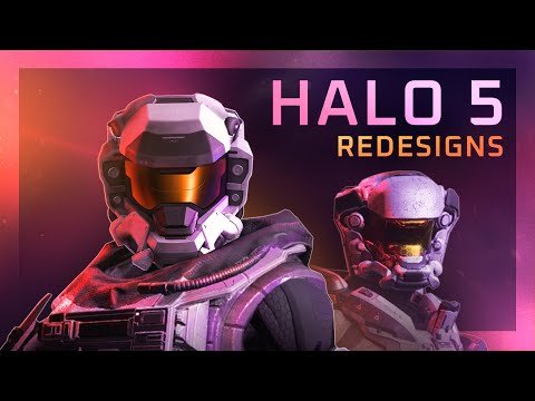 REDESIGNING Halo 5 Helmets | What they might look like in Halo Infinite