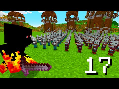SOFRI UM ATAQUE PILLAGER RAID NA VILA DO ATHOS MINECRAFT #17