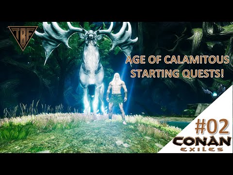 Starting Quests! Age of Calamitous E02 New Conan Season with Conan Exiles' biggest Mod