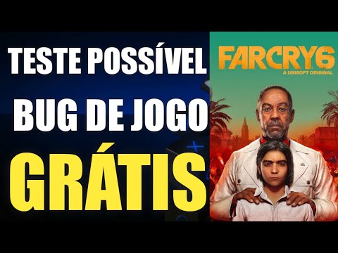 TESTE DE JOGO GRÁTIS NO PS4 COM POSSÍVEL BUG FAR CRY 6