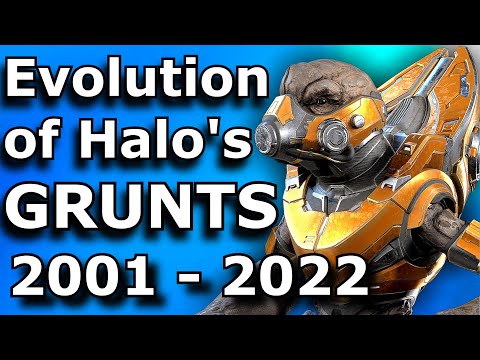 The Evolution of Halo's Grunts | From Halo 1 to Halo Infinite, lets take a look at every incarnation