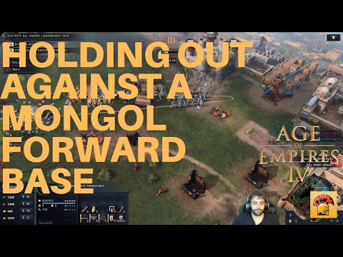 The Mongols thought they were sneaky. Age of Empires 4.