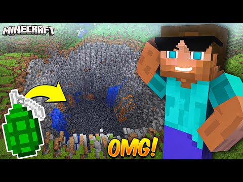 These GRENADES Crashed My Minecraft World…
