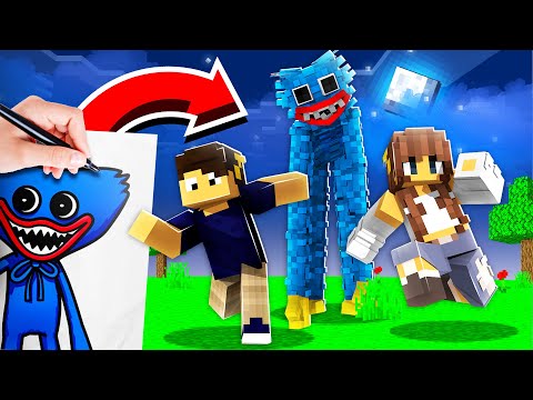 TODO MOB que eu DESENHAR aparece no MINECRAFT!