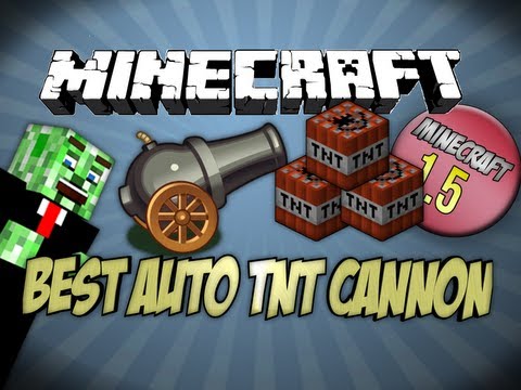 [TUTORIAL] AUTOMATIC TNT CANNON Minecraft