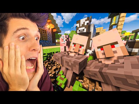 ULTRA REALISTISCHE Villager zerstören mein MINECRAFT DORF