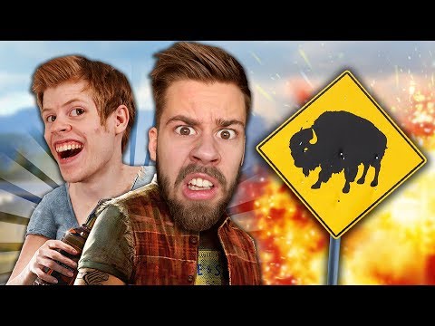 VAD ÄR DET SOM HÄNDER!? | Far Cry 5 Co-op med STAMSITE #1