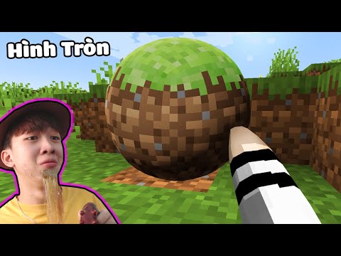 Vinh Chạm Vào Thứ Gì Nó Sẽ Biến Thành Hình Tròn ?? Minecraft THẾ GIỚI TOÀN LÀ HÌNH TRÒN* Thử Thách