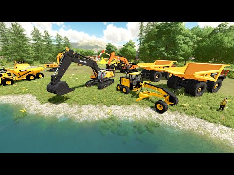 We build huge lakes for millionaires | Farming Simulator 22