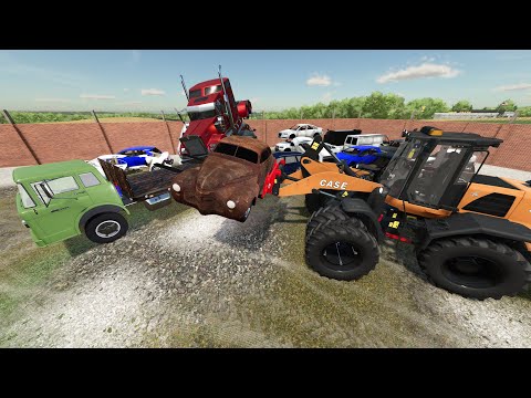 We scrap an expensive truck at our new scrapyard | Farming Simulator 22