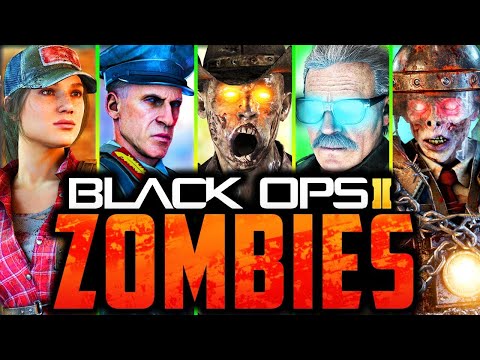 ALL Black Ops 2 ZOMBIES EASTER EGGS!! [SpeedRun!!] (Call of Duty: BO2 ZOMBIES!)
