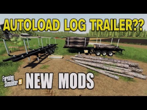 AUTOLOAD LOG TRAILER?? FS19 | NEW MODS | (Review) Farming Simulator 19 | 29th September 2021.