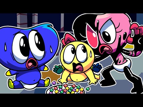 Baby Kissy.exe is So Sad With Baby Player & Huggy Wuggy! Poppy Playtime Animation #23