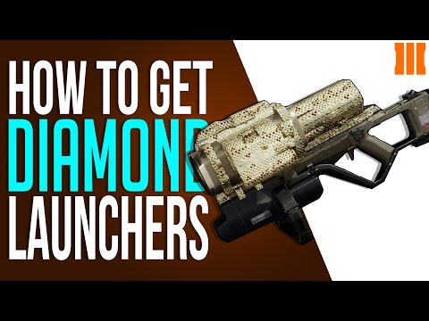 BO3 ALL DIAMOND ROCKET LAUNCHERS! (Call of Duty Black Ops 3 How To Get Diamond Camo)