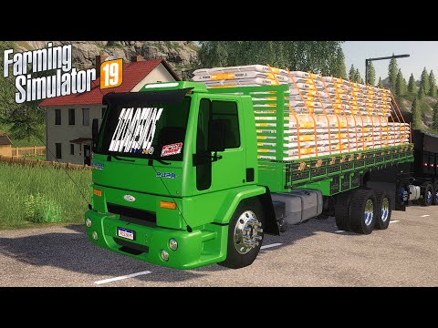 CARREGANDO UMA CARGA DE PALETES | Farming Simulator 19 | Felsbrunn